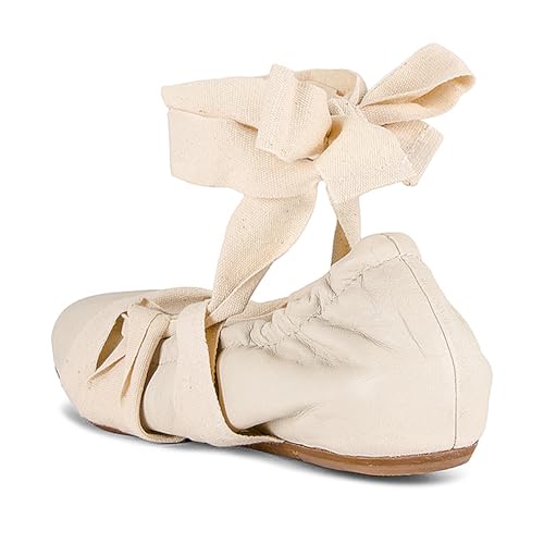 Woman's Lace Up Ballet Flats Round Elasticated Opening Strappy Flat Shoes Comfort Cross Strap Daily Work Shoes for Women4