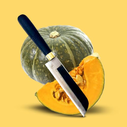 Image of Iron Kitchen Knife | Wooden Handle Meat & Fish Cutting Knife | Vegetable Cutter | Traditional Naadan Kathi-Kathi | Knife for Kitchen Use |27 * 3 * 2.5