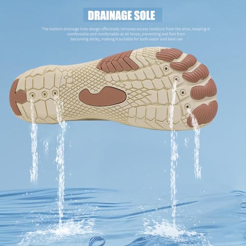 Image of Hike Barefoot Shoes Women Men Pro Water Footwear Wide Toe Box Non-Slip Unisex Athletic Outdoor Running Shoes