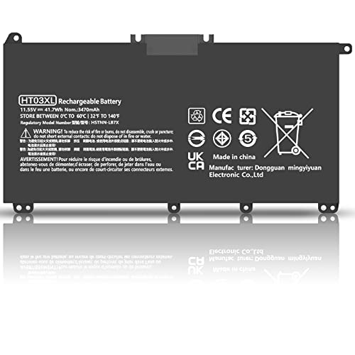 HT03XL-Batería para Portátil HP Pavilion x360 14-DK 14-DF 14-CF 14-CE 15-da0xxx...