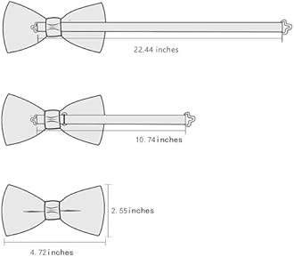 YOHOWA Mens Bow Tie Set Paisley Coloful Pre-tied Bowties Adjustable with Handkerchief Cufflinks Wedding Prom Party