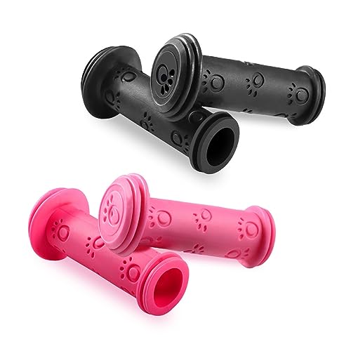Woom 2 Fahrradgriffe für Kinder - 105mm Lenkergriffe mit Prallschutz