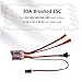 GoolRC 2PCS 30A ESC Brushed Electric Speed Controller Forward Reverse Brake Dual Way ESC for 130 180 260 Motor 1/16 1/18 1/24 Car Boat Tank
