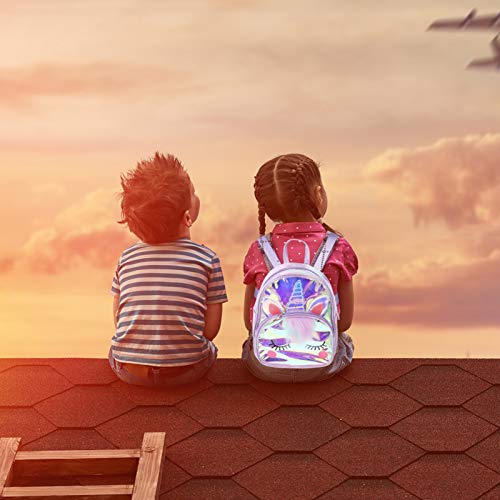 KESYOO 1 Unidade de Mochila para Crianças Bolsa de Unicórnio de Grande Capacidade Linda Mochila para