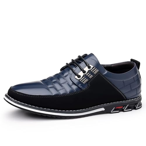Men's Premium Casual Lace Up Walking Shoes Business Driving Oxford Shoes2