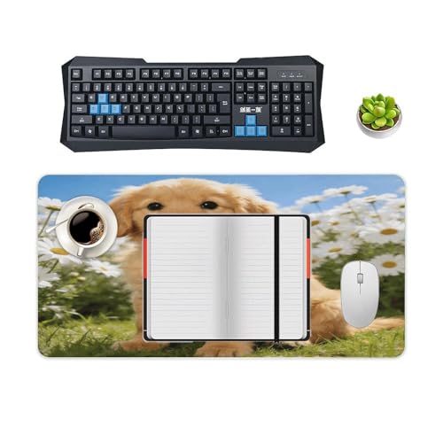Alfombrilla grande para escritorio Dewey Desk Pad resistente al agua miniatura 4