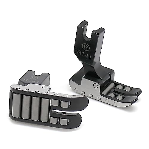 Set de 2 pies prensatelas rodillo para máquina industrial miniatura 1