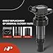 A-Premium Set of 4 Ignition Coil Pack and Iridium Spark Plugs Compatible with Hyundai Veloster 2012-2017, Accent & Kia Rio Soul 2012-2019, 1.6L Naturally Aspirated