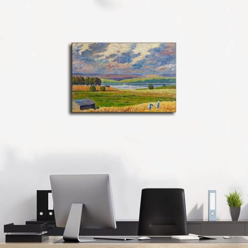 Alfred William Finch Impression de prestige Padasjoki grand format