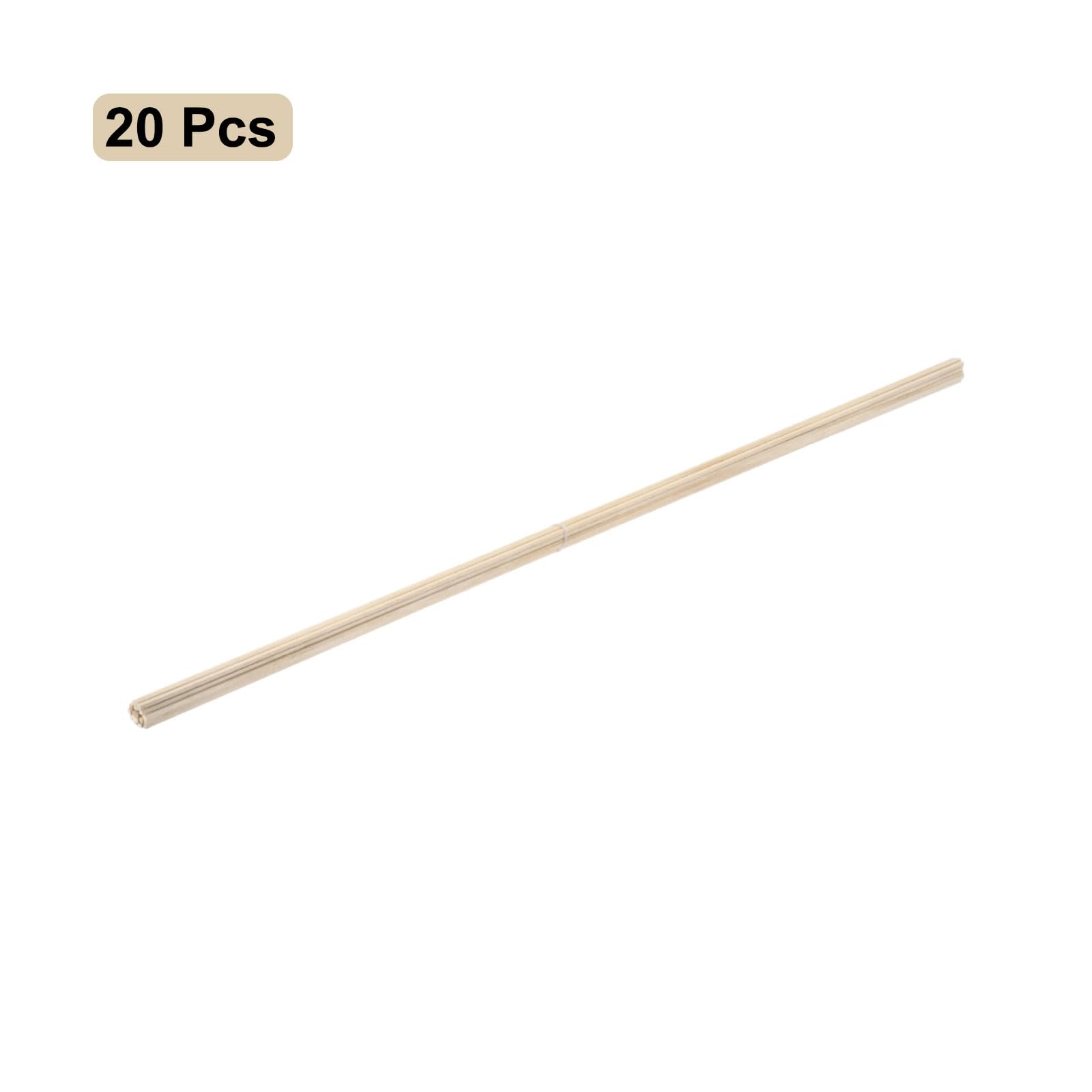 15 Bâtons Carrés En Bois Paulownia 250x4x4 Mm - Tiges Pour Bricolage Et Modélisme
