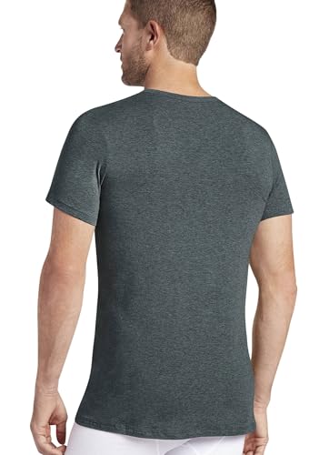 Image of Jockey Men's Undershirt Slim Fit Cotton Stretch V-Neck Undershirt - 2 Pack