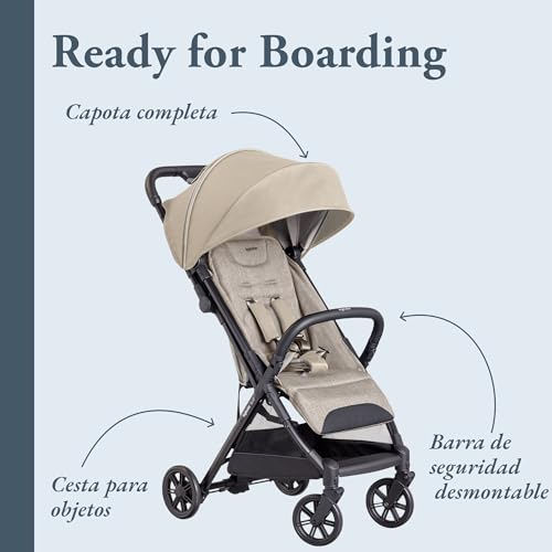 Miniatura 2 de Inglesina Silla de Paseo ligera Quid², hasta 22 kg, Compacta y Ligera, Ideal para Avión, Alpaca Beige