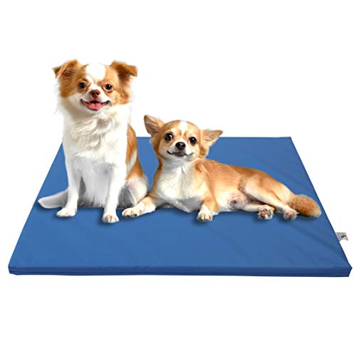 UKing Waterproof Dog Bed Heavy Duty Chew Resistant Dog Mat Suitable for Indoor and Outdoor Dogs Cats Mattress (100 x 80 x 5cm)