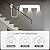 Plug-in Track Lighting LED, Track Light Fixtures Ceiling, White 3-Light Ceiling Lights for Kitchen, 3 Way Spotlight with Cord, Rotatable Wall Mount Light Head for Bedroom Hallway, Bulb Not Included