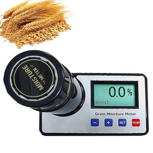 Medidor de humedad de grano 3-40% de actividad de agua para café, arroz, trigo, frijoles de maíz, 19 tipos de granos, probador inteligente de humedad de alimentos