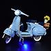 Produktbild LED Beleuchtungsset für Lego 10298 Vintage Roller aus Italien Motorrad, Bunt Licht Set Kompatibel mit Lego 10298 Vespa 125 Bausteinen Modell - Ohne Lego Set (Klassische Version)