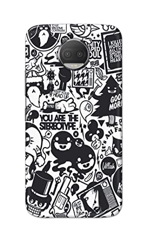 Image of Printed Hard Back Cover Case for Motorola Moto G5S+ Plus Back Cover (Mixed Cartoon) -702