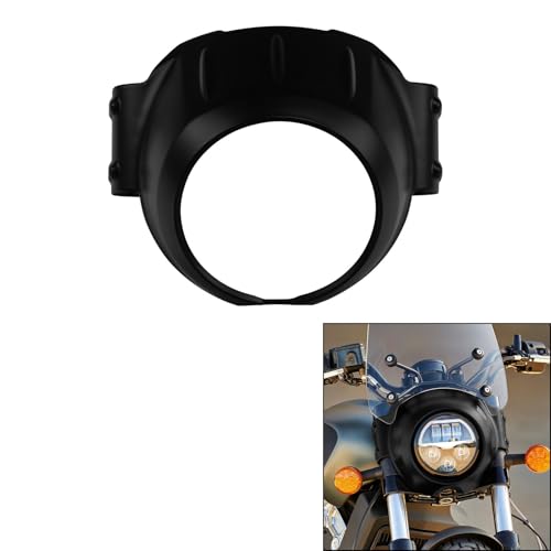 TCMT Matte Black Front Headlight Fairing Cover Fit For Indian Scout Sixty Scout 15-22
