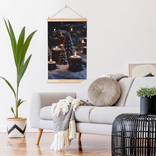 Poster mural moderne avec cadre en bois 91,4x61 cm - 6