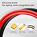 XT60 Y Splitter Cable, 12AWG 6.5inches 1 Female to 2 Male Parallel Connector, High-Temp Silicone Wire for RC Drones, FPV, Quadcopters, and DIY Electronics