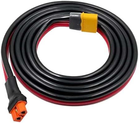 XT60i Auf XT60 Kabel 12AWG - 1,5m Solarladekabel Für Ecoflow Powerstation | Verlängerungskabel Kompatibel Mit Solargeneratoren & Tragbaren Batterien