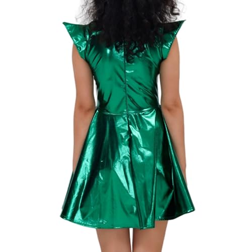 Robe à paillettes confortable jupe plissée dorée sans irritation