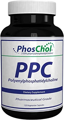 Nutrasal PhosChol PPC Polyenyl PhosphatidylCholine Choline Supplement 900mg 100 Gelatin Capsules