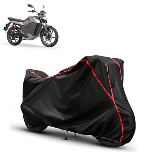 Image of Water Resistant Bike Cover for Ola Roadster X Plus | All Weather, UV Heat Resistant, Dustproof, Triple Stitched, Windproof Elastic Bottom