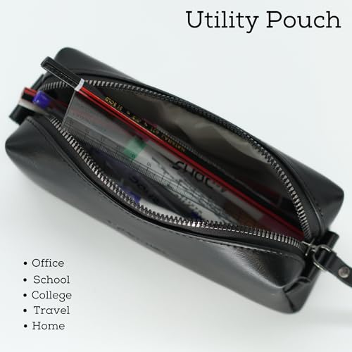 Image of VISMIINTREND Multi Utility Pencil Pen Stationery Cosmetic Brushes Sunglasses Pouch for Girls /Boys /Men /Women | School | Travel | Office | Organizer | Birthday /Return Gifts for Kids