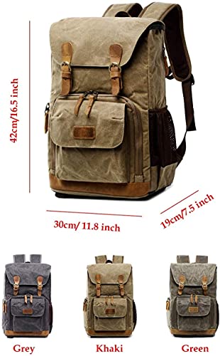 PINKPEGASUS Fototas, camera tas voor heren en dames, outdoor digitale rugzak, canvas spiegelreflexcamera, waterdichte en… - Image 8