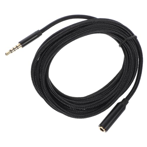 Didiseaon 3.5mm Audio Cable Extension Male to Female, 2m Copper Black
