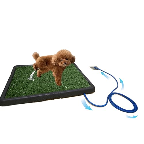Image of NESIGHTION--Dog Toilet that Can Drain Water, Dog Urinal.25 * 20 * 2 in | Includes a 6.6-foot drainage pipe that allows pet urine to flow away directly, saving the owner's time
