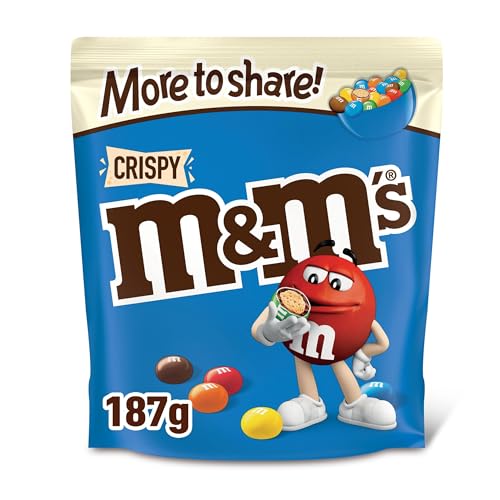 M&Ms Crispy Chocolate More to Share Pouch Bag 187g