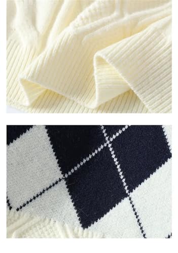 Men's Crewneck Sweater Loose Comfortable Thick Knitwear Simple Sweater3