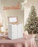 Zoom IMG-1 songmics scatola portagioie a 6 Zoom IMG-1 songmics scatola portagioie a 6