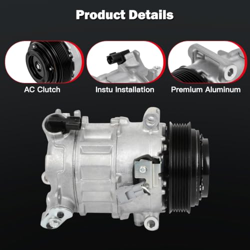 Image of Air Conditioning Compressor for Chrysler 200 for Jeep Cherokee 3.2L 3.6L