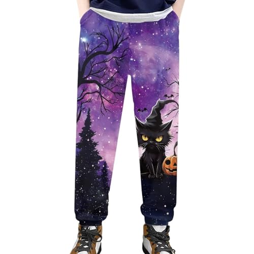 Boys Jogger Sweatpants Unisex Kids Party Performance Pants Athletic Sports Activewear Casual Loose Trousers4