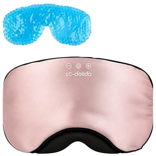 Sleep Mask with Headphones Bluetooth 5.4, LC-dolida Wireless Music Eye Mask for Sleeping Headphones...