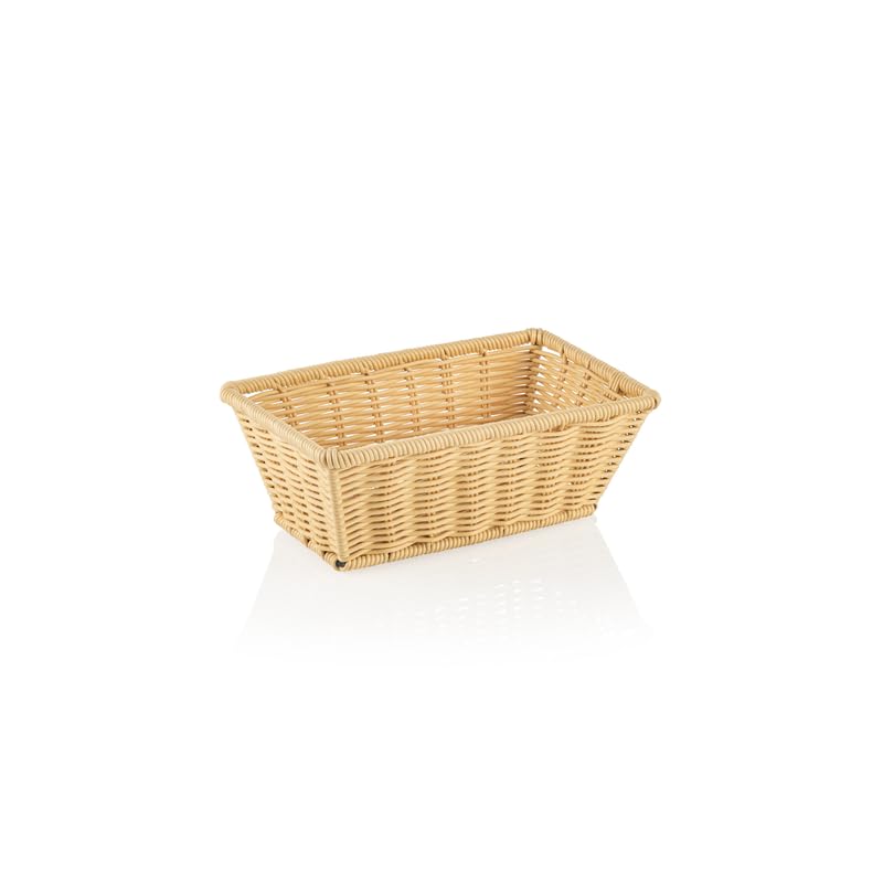 10x GN 1/4 Korb hellbeige Gastro, Polypropylen