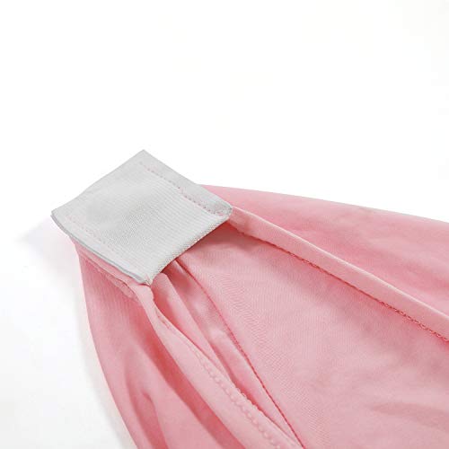 Image of Peomeise 6FT Spandex Table Cover Rectangular Stretch Spandex Tablecloth (Pink,6FT)