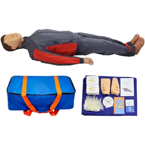 CPR Manikins Dummy Training Kit, Professional CPR Dummies Test Dummies MCR Med-ical Accessories, CPR Training Set for Classroom or Research Centers