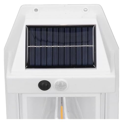 Aplique solar de pared exterior impermeable blanco con tres modos de iluminación 5