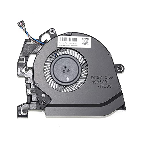 RAKSTORE m[gp\RCPUpt@ Kp HP Ƃ̌݊ ZBook Studio 15 G5 G6 ÉN[[t@ L30895-001 NS85C01-17J04 L30894-001 NS85C01-17J03 (CPU fan)
