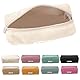 Pencil Case，8 Farben zur Wahl，Mäppchen Cord-Stoff,Federmäppchen Milchig Grau für Mädchen Teenager, Federtasche Stiftetasche Stiftemappe Pencil Case Schulmäppchen für Schule, Büro (Creme)