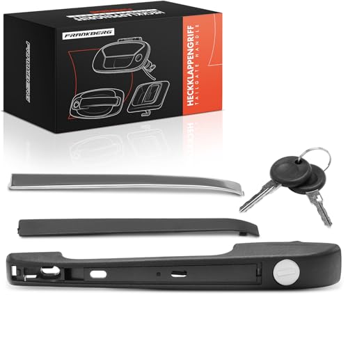 Image of Frankberg Outer Outside Exterior Door Handle Front Left Outer Compatible with Golf II 19E 1G1 P.a.s.s.a.t 32B 33B J.e.t.t.a II 165 19E 1G2 J.e.t.t.a I 16 Replace# 191837205A