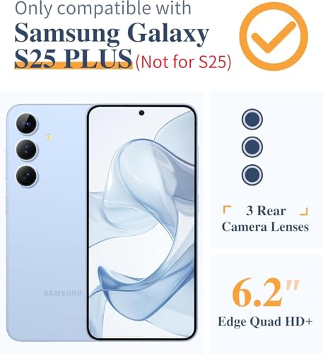 Image of VONZEE Polycarbonate Compatible for Samsung S25 Plus 5G Case, (Compatible with Magsafe) Protective Case, Built-in Stash Stand Phone Case, Scratch-Resistant Back Cover,|Green