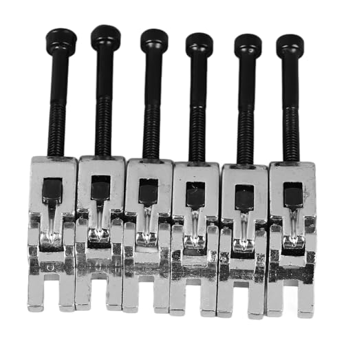 Selas Tremolo para Guitarra Elétrica, Instalação Simples, 6 Peças de Selim de Ponte de Rolo, Ajuste