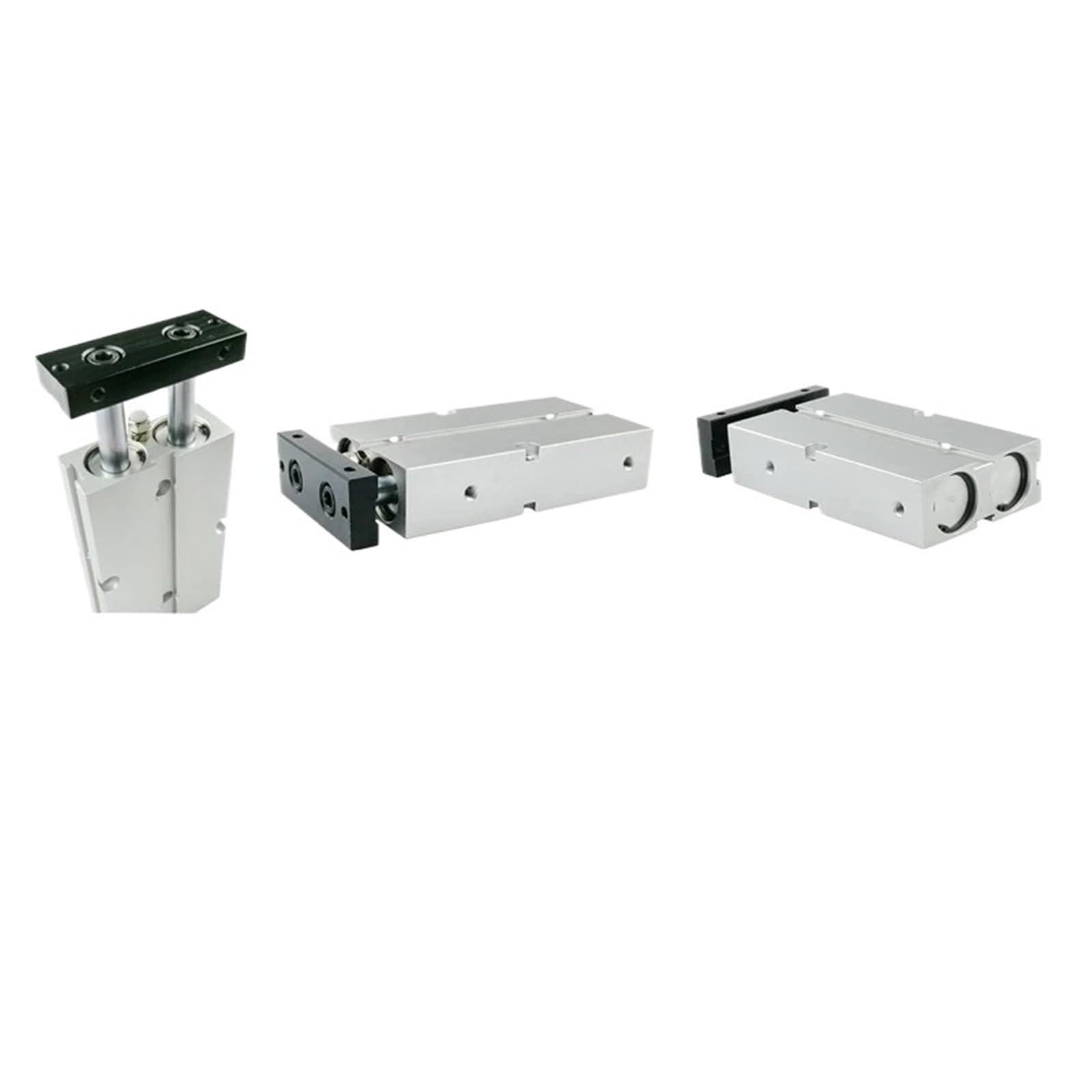 Vérin pneumatique TN20 robuste à alésage 20 mm double action avec guidage intégré haute précision