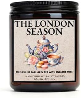 The London Season Soy candle, summer candle, Book Lover Candle, Book Candle Scent, Book Inspired Candle, Literary Candle, 8 oz Scented Candle, Luxury Candle