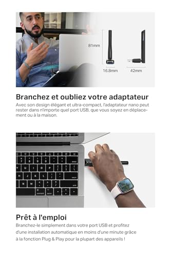 TP Link UB500 Plus carte et adaptateur d'interfaces Bluetooth - vue 7